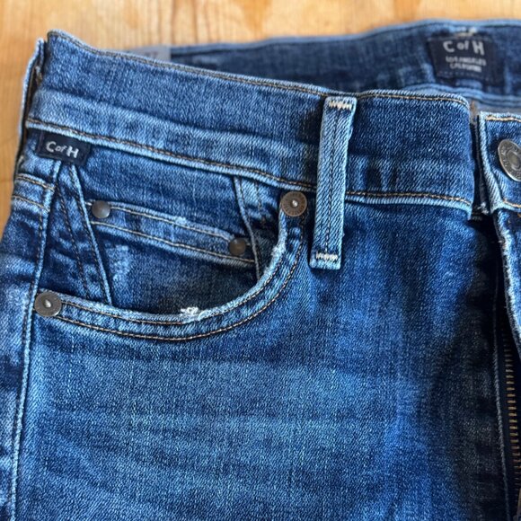 Citizens of Humanity Rocket Crop High Rise Skinny Jeans Dark Wash Size 27 - Picture 10 of 12